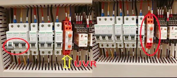 under voltage relay