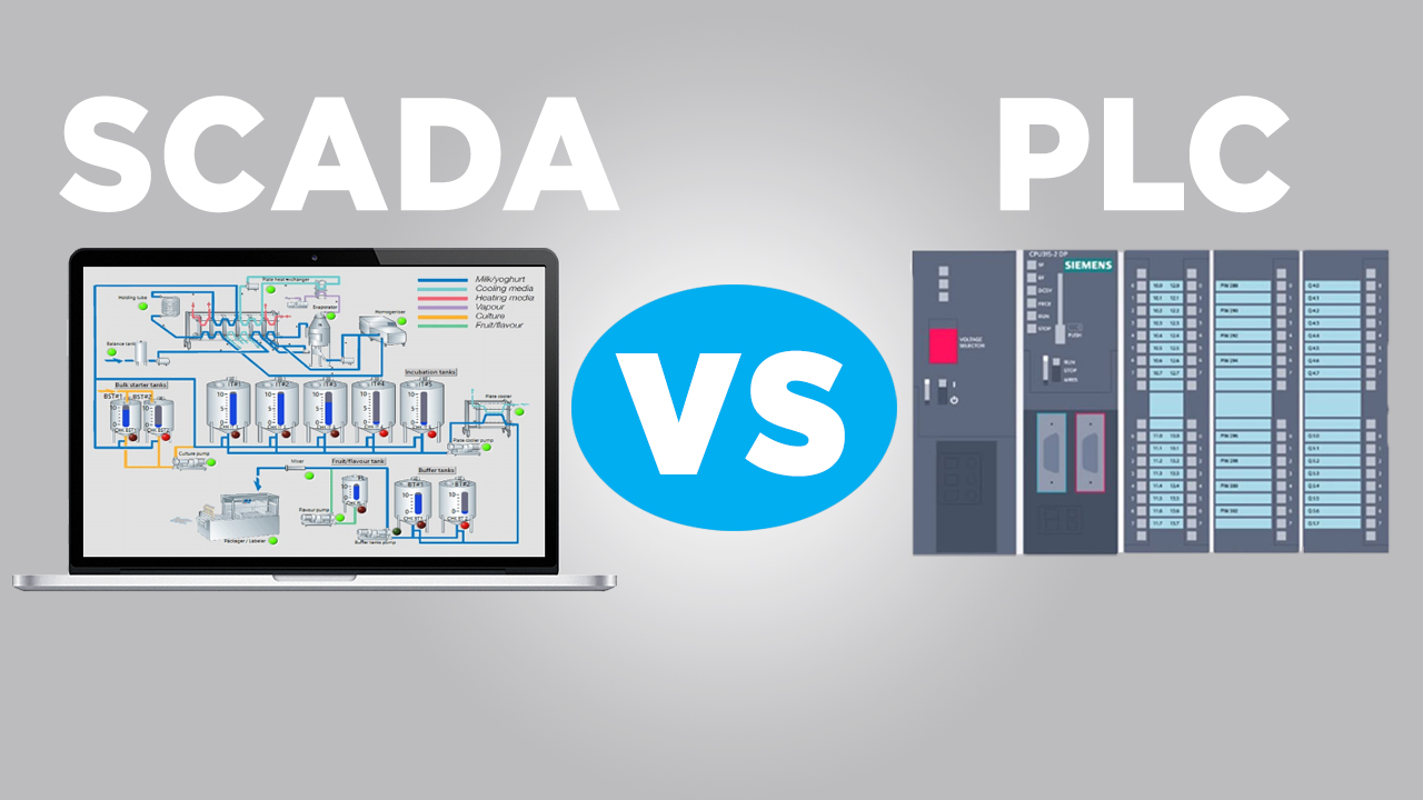 تفاوت PLC و SCADA